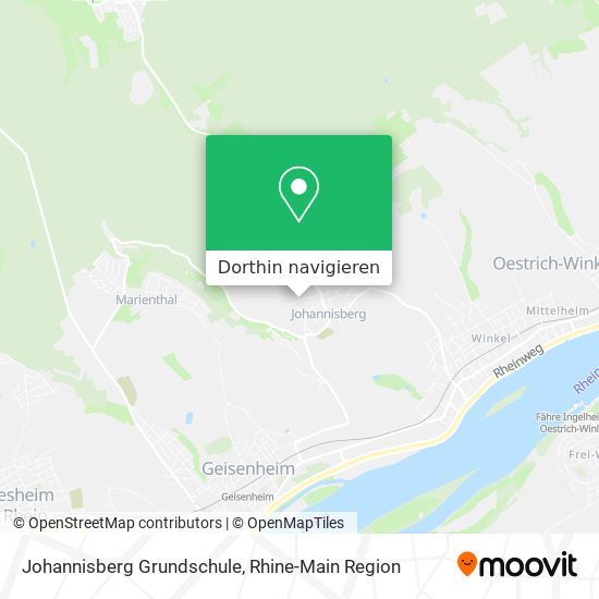 Johannisberg Grundschule Karte