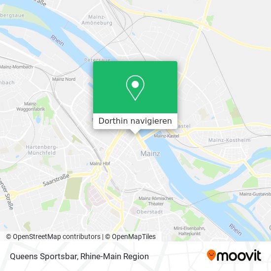 Queens Sportsbar Karte