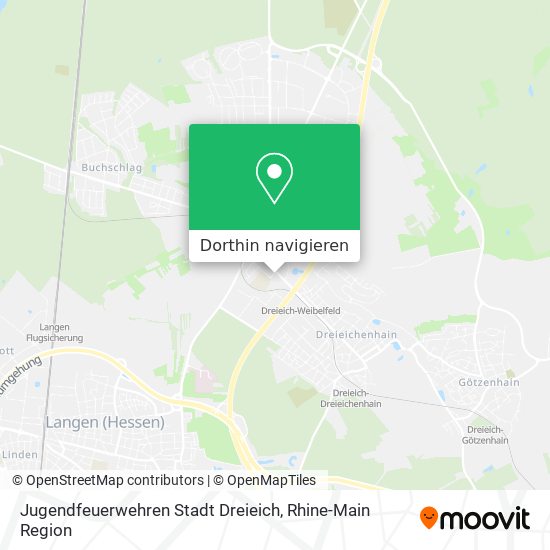 Jugendfeuerwehren Stadt Dreieich Karte