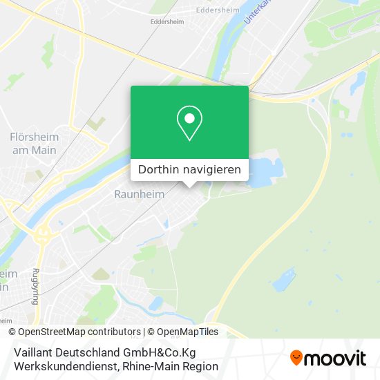 Vaillant Deutschland GmbH&Co.Kg Werkskundendienst Karte
