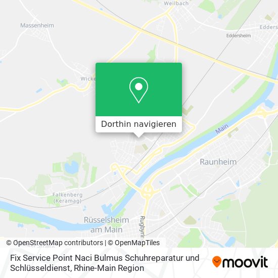 Fix Service Point Naci Bulmus Schuhreparatur und Schlüsseldienst Karte