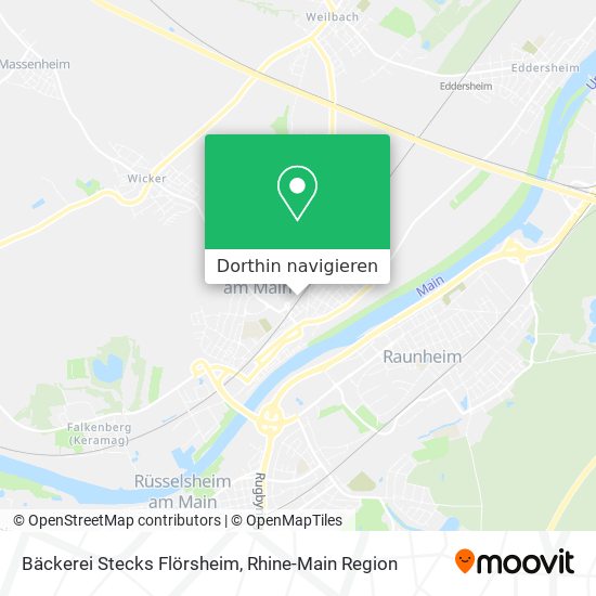 Bäckerei Stecks Flörsheim Karte