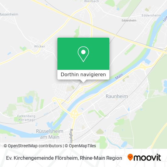 Ev. Kirchengemeinde Flörsheim Karte