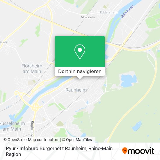 Pyur - Infobüro Bürgernetz Raunheim Karte