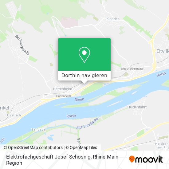 Elektrofachgeschäft Josef Schosnig Karte
