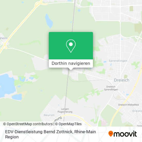 EDV-Dienstleistung Bernd Zottnick Karte