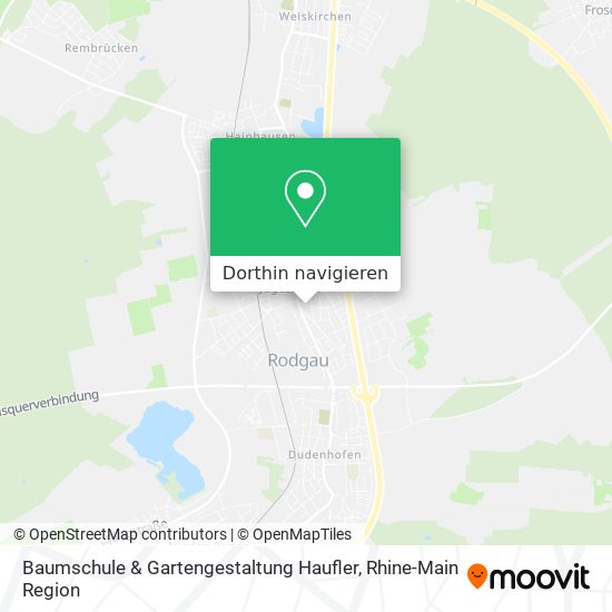 Baumschule & Gartengestaltung Haufler Karte