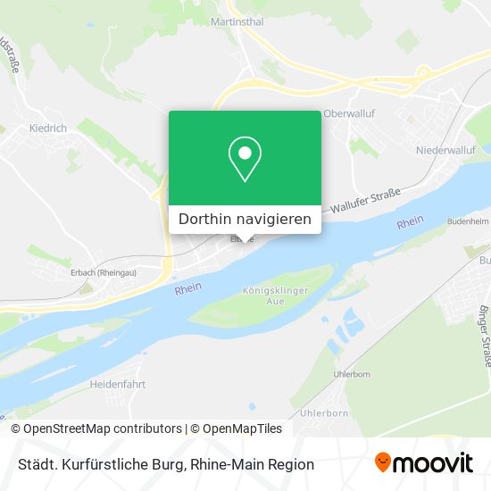 Städt. Kurfürstliche Burg Karte