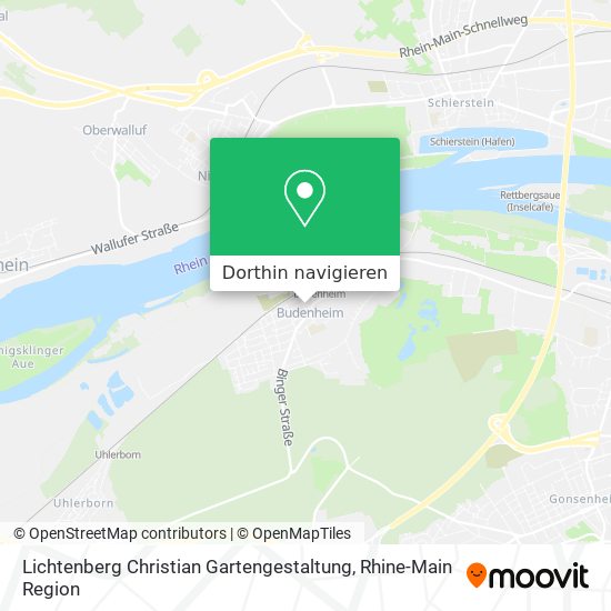 Lichtenberg Christian Gartengestaltung Karte