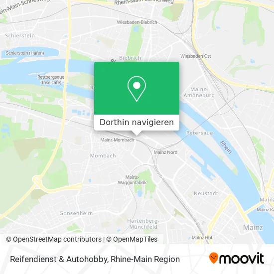 Reifendienst & Autohobby Karte