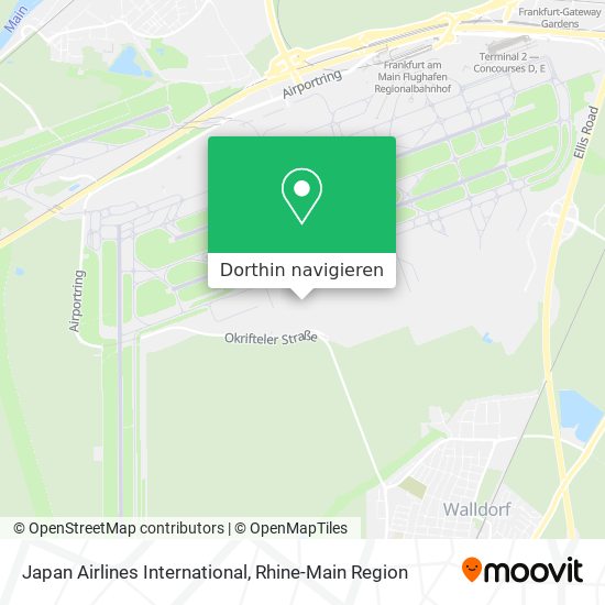 Japan Airlines International Karte