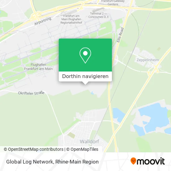 Global Log Network Karte