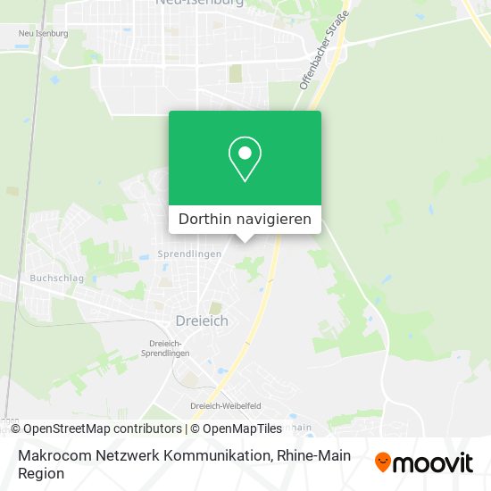 Makrocom Netzwerk Kommunikation Karte