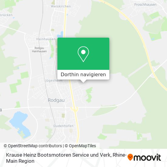 Krause Heinz Bootsmotoren Service und Verk Karte
