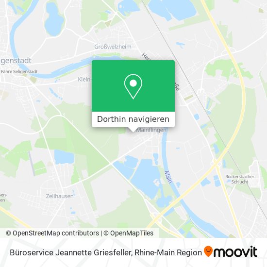 Büroservice Jeannette Griesfeller Karte