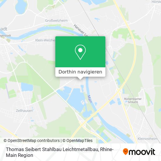 Thomas Seibert Stahlbau Leichtmetallbau Karte