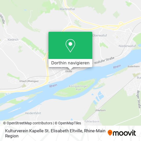 Kulturverein Kapelle St. Elisabeth Eltville Karte