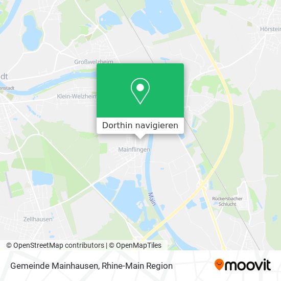 Gemeinde Mainhausen Karte