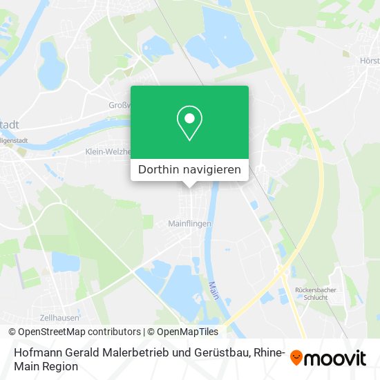 Hofmann Gerald Malerbetrieb und Gerüstbau Karte