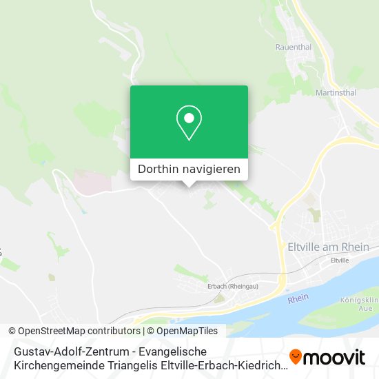 Gustav-Adolf-Zentrum - Evangelische Kirchengemeinde Triangelis Eltville-Erbach-Kiedrich Karte