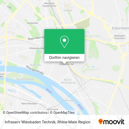 Infraserv Wiesbaden Technik Karte