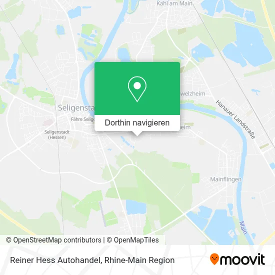 Reiner Hess Autohandel Karte