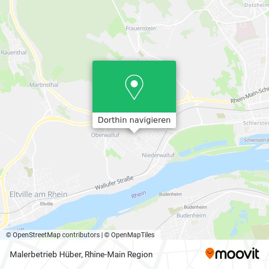 Malerbetrieb Hüber Karte
