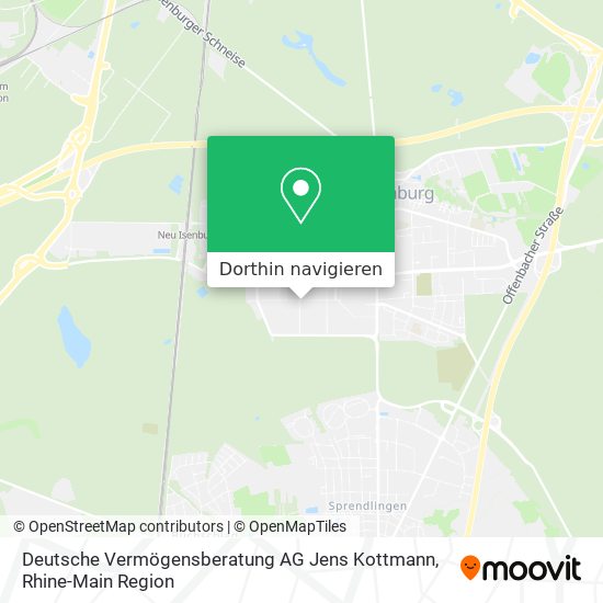 Deutsche Vermögensberatung AG Jens Kottmann Karte