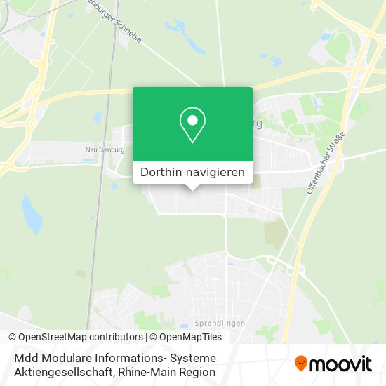 Mdd Modulare Informations- Systeme Aktiengesellschaft Karte