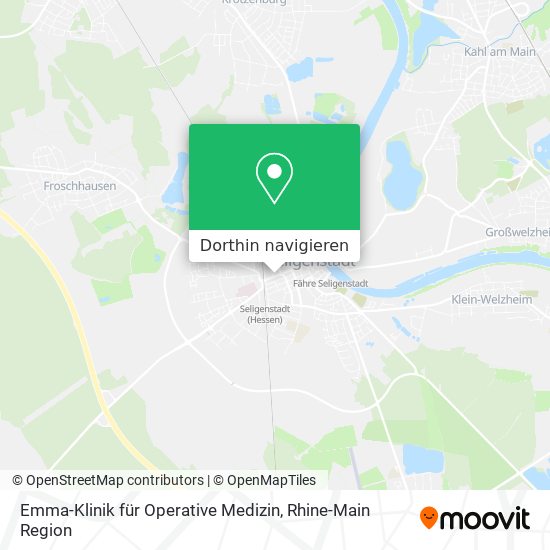 Emma-Klinik für Operative Medizin Karte