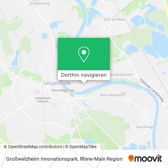 Großwelzheim Innovationspark Karte