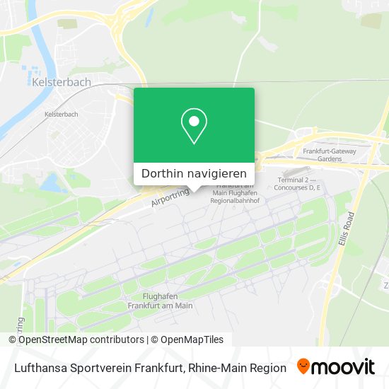 Lufthansa Sportverein Frankfurt Karte