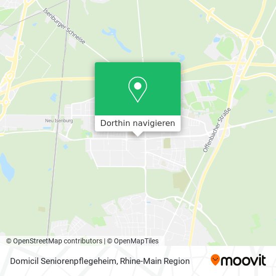 Domicil Seniorenpflegeheim Karte