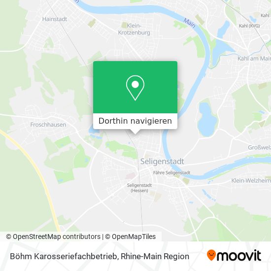 Böhm Karosseriefachbetrieb Karte