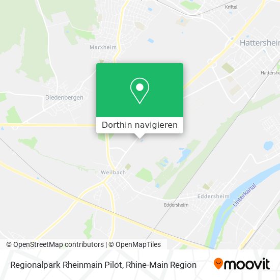 Regionalpark Rheinmain Pilot Karte
