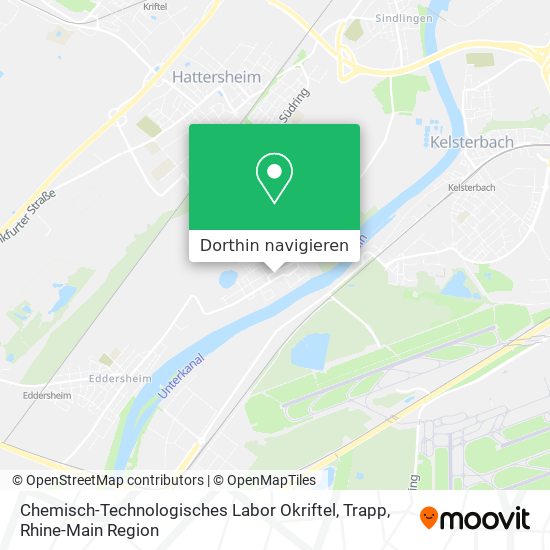 Chemisch-Technologisches Labor Okriftel, Trapp Karte