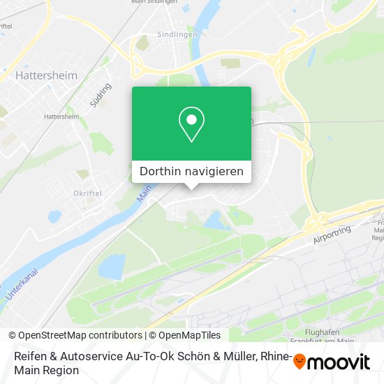 Reifen & Autoservice Au-To-Ok Schön & Müller Karte