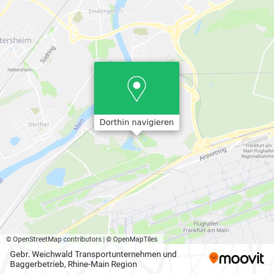 Gebr. Weichwald Transportunternehmen und Baggerbetrieb Karte