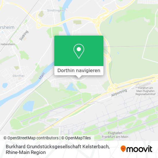 Burkhard Grundstücksgesellschaft Kelsterbach Karte