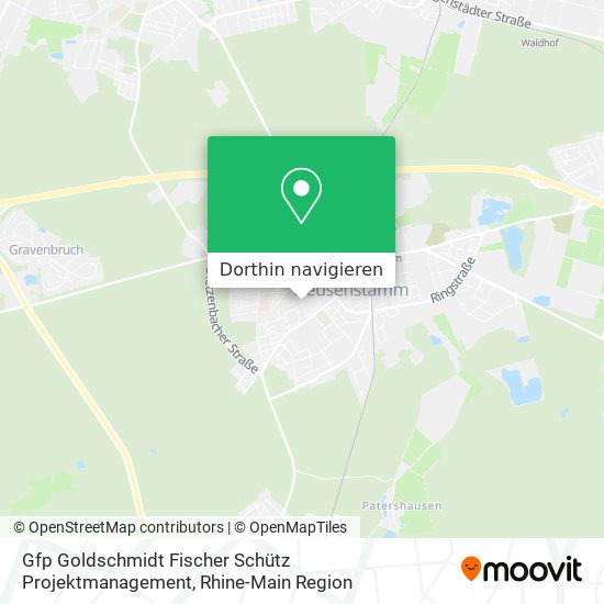 Gfp Goldschmidt Fischer Schütz Projektmanagement Karte