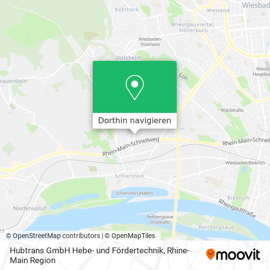Hubtrans GmbH Hebe- und Fördertechnik Karte