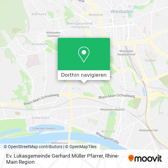 Ev. Lukasgemeinde Gerhard Müller Pfarrer Karte