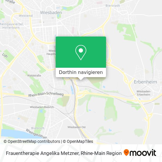 Frauentherapie Angelika Metzner Karte
