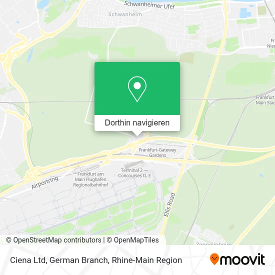 Ciena Ltd, German Branch Karte