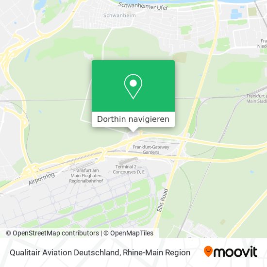 Qualitair Aviation Deutschland Karte