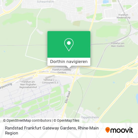 Randstad Frankfurt Gateway Gardens Karte