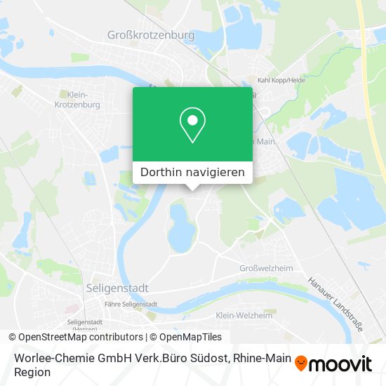 Worlee-Chemie GmbH Verk.Büro Südost Karte
