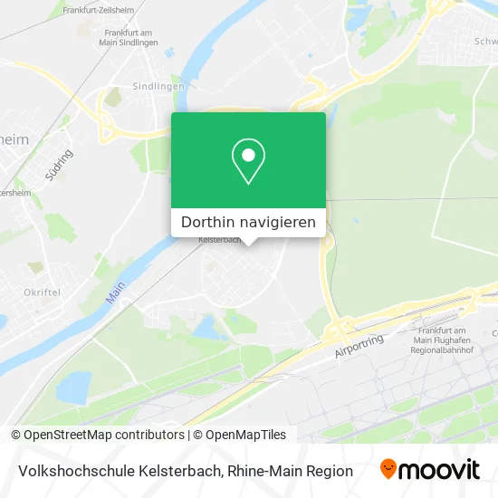 Volkshochschule Kelsterbach Karte