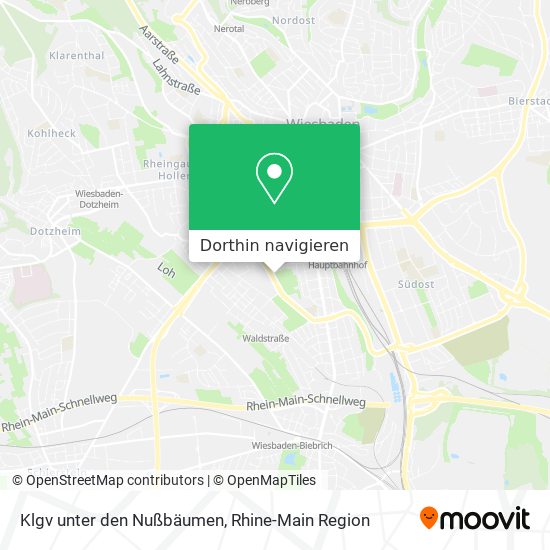 Klgv unter den Nußbäumen Karte