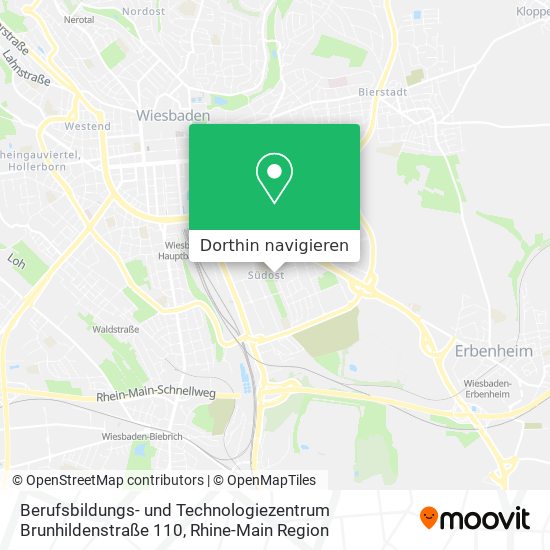 Berufsbildungs- und Technologiezentrum Brunhildenstraße 110 Karte